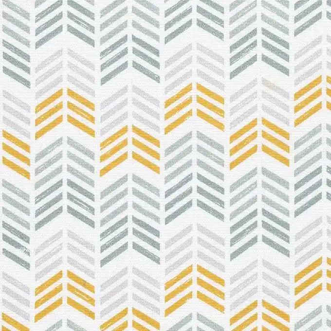 Finale Aktion Halbgeflochtener Baumwollstoff mit gelbem und grünem Fischgrätmuster