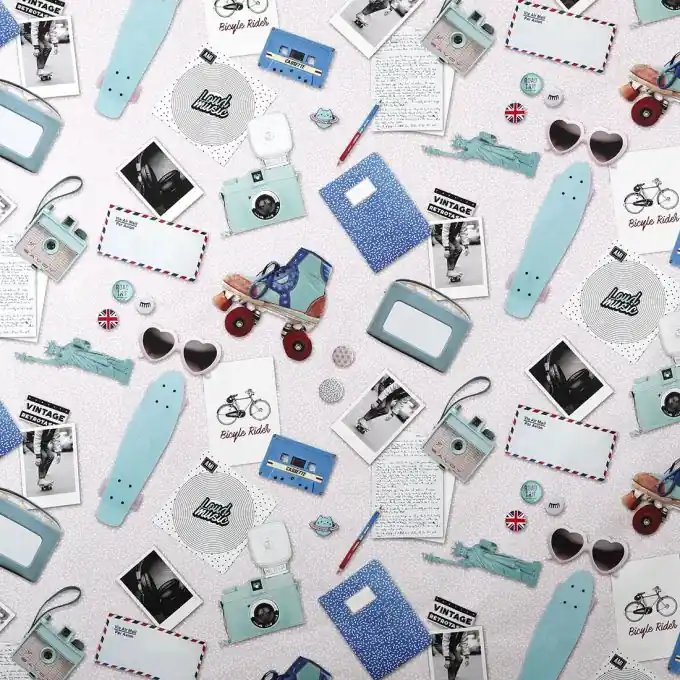 Gewebter Baumwollstoff in halbmattem Street-Rosa Sale