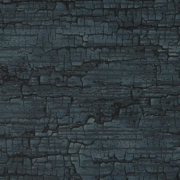 Demi natte ecorce bleu 150cm- siege Handgefertigt