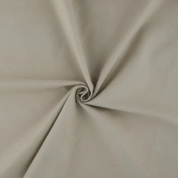 Markenware Beigefarbener breiter Flanellstoff