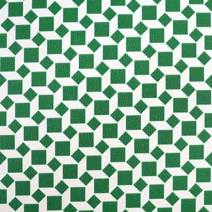 Kunstleder Cancùn Geo grün Hochwertig