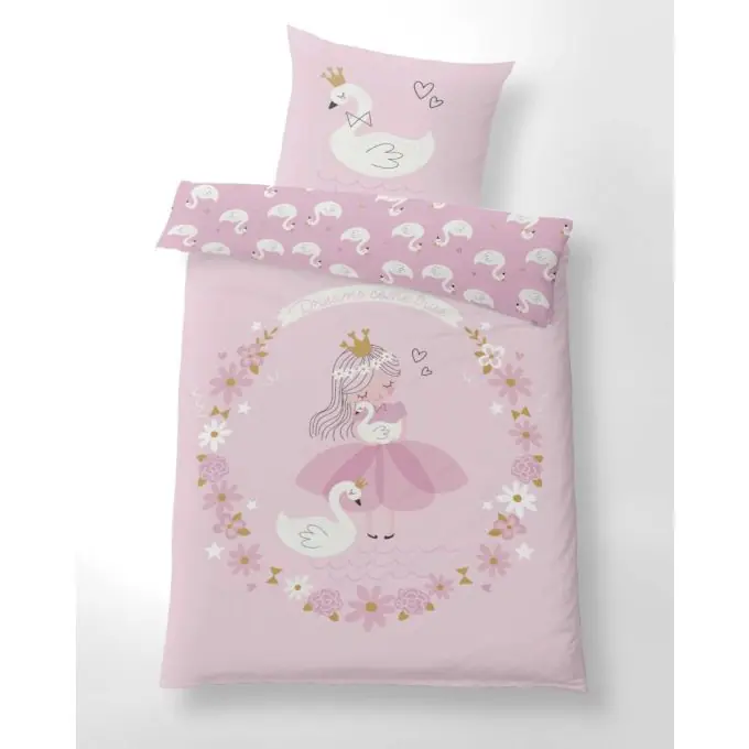 Neue Ware Bettwäsche-Set Schwan Fee