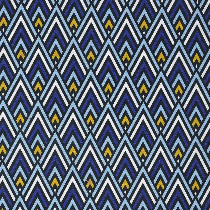 Dicker Baumwollstoff mit buntem Schuppenmuster Saisonangebot