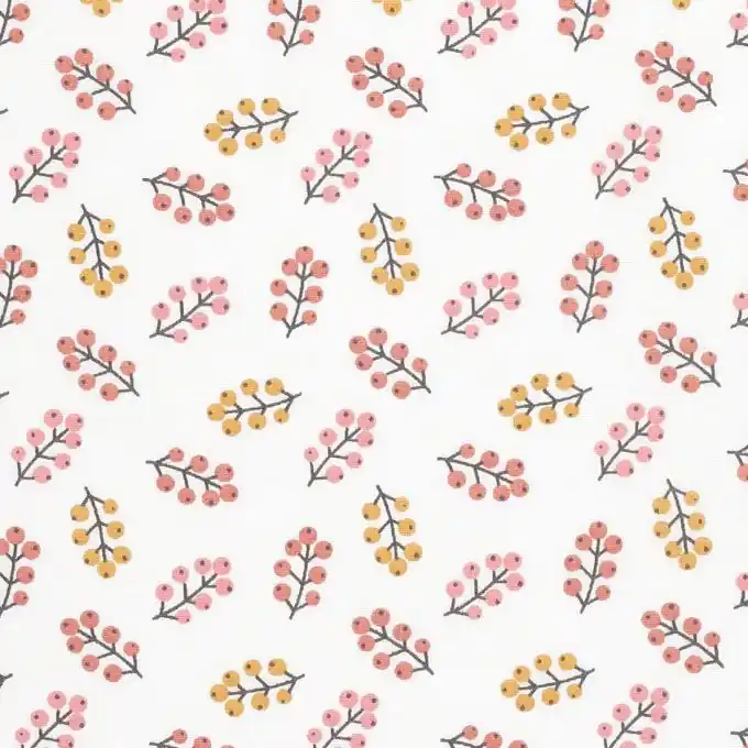 Baumwollgewebe mit bunten Pflanzen Letzte Chance