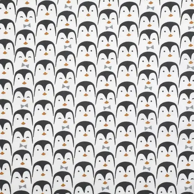 Nur Heute Baumwollgewebe mit Pinguinen