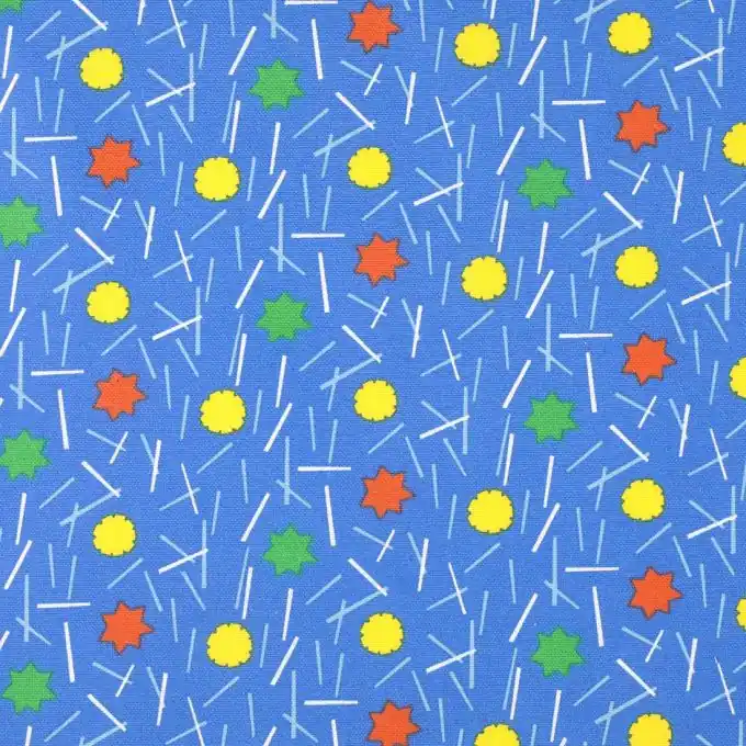 Baumwollstoff mit Beschichtung Gommettes Neu Im Sortiment