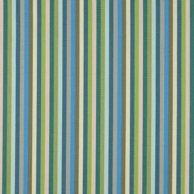 Beschichteter Stoff Streifen grün blau Hochwertig