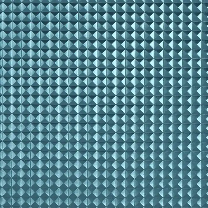 Kunstleder Pyramide Entenblau Schnäppchen