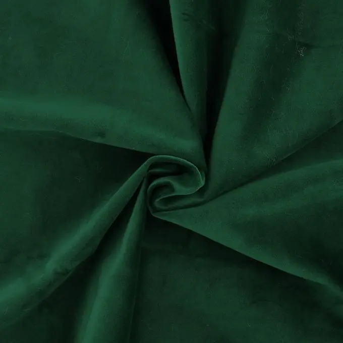 Nur Heute Samtstoff Grün Alisa