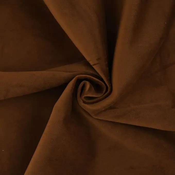Samtstoff Braun Alisa Neu Im Sortiment