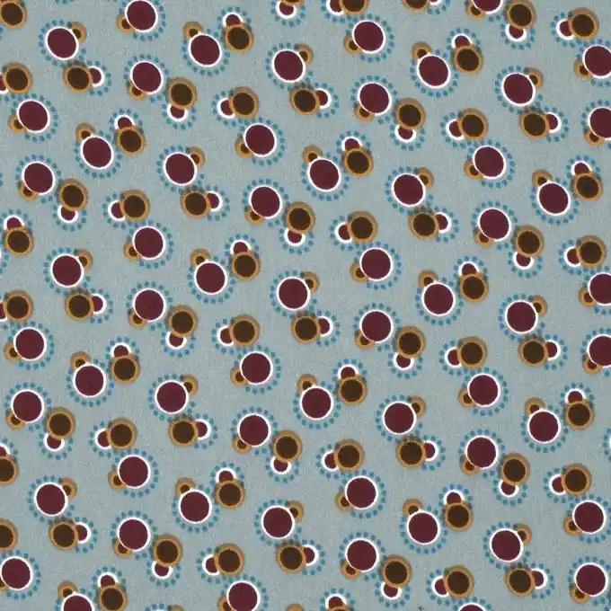 Heißes Angebot Satin Stoff Multicolor Kreise 150 cm Breite