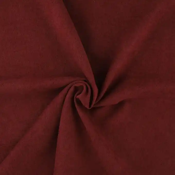 Samtiger Köperstoff Rot Markenware