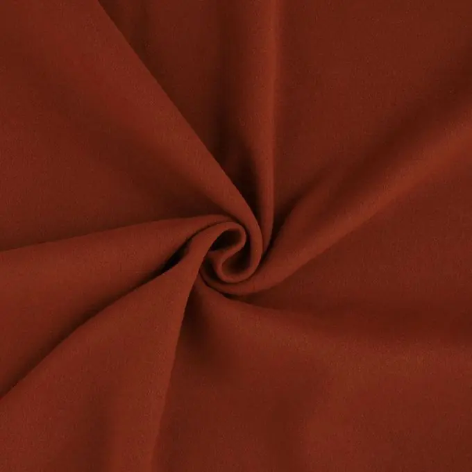 Stoff mit Wollstoffeffekt ziegelrot Begrenztes Angebot