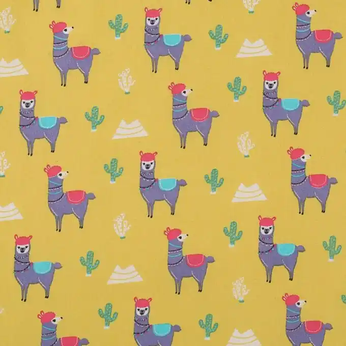 Toile a drap lama curry 144cm Zertifiziert