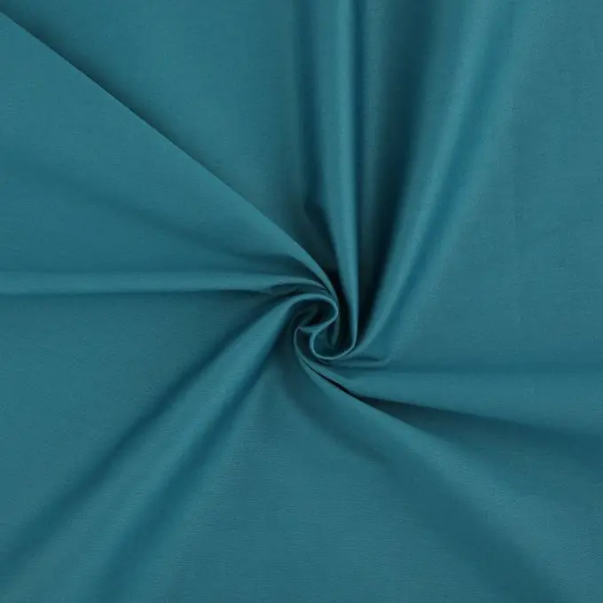 Blauer Baumwoll-Satin-Stoff Garantierte Lieferung