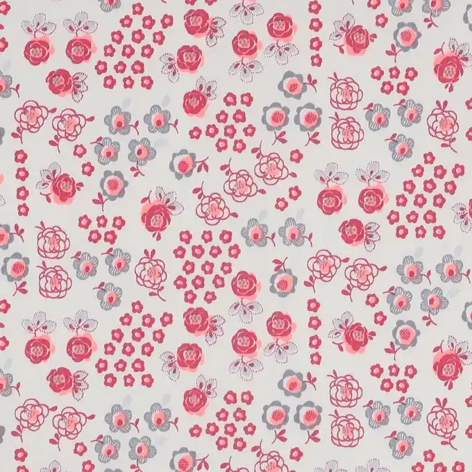 Satin Baumwollstoff rosa Top-Angebot