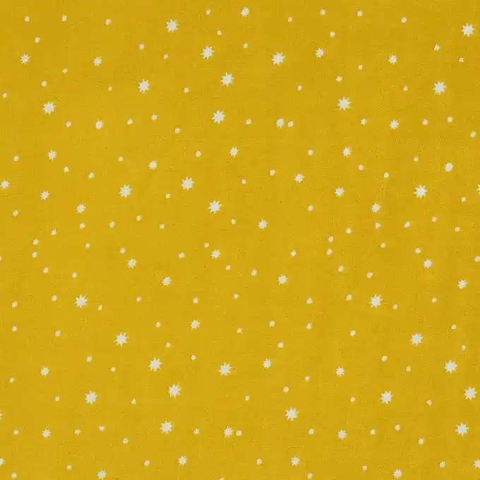 Viskose-Batist Sterne senfgelb Heute Kaufen