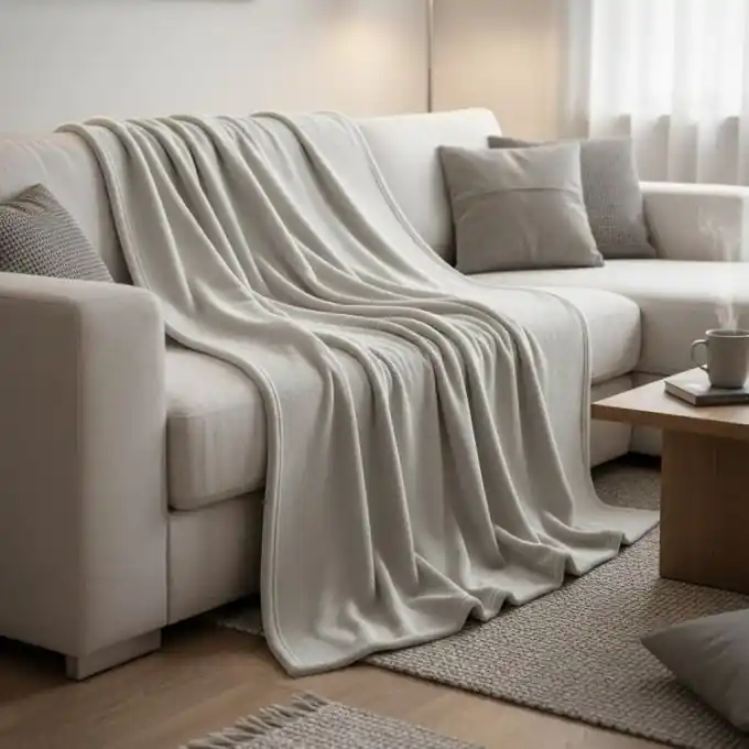 Sonderangebot Decke Hellgrau 220×240 cm