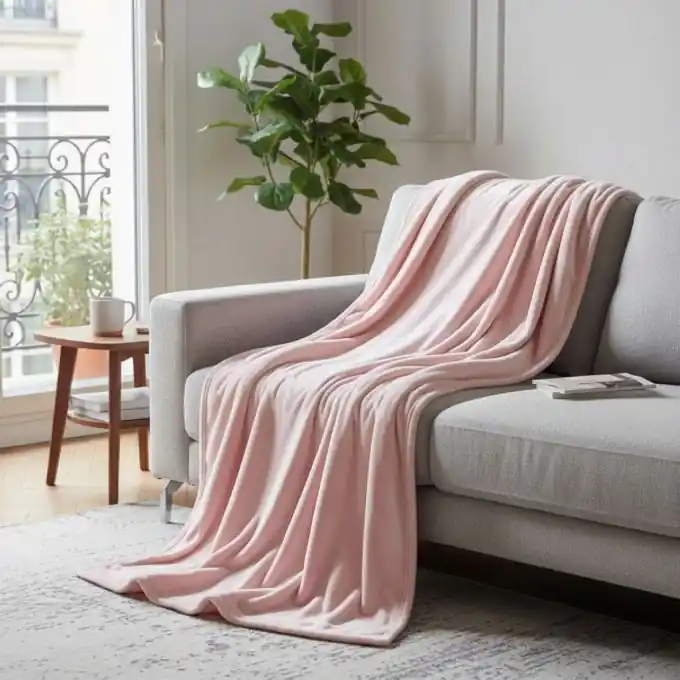 Geprüft Decke Rosa 125×150 cm