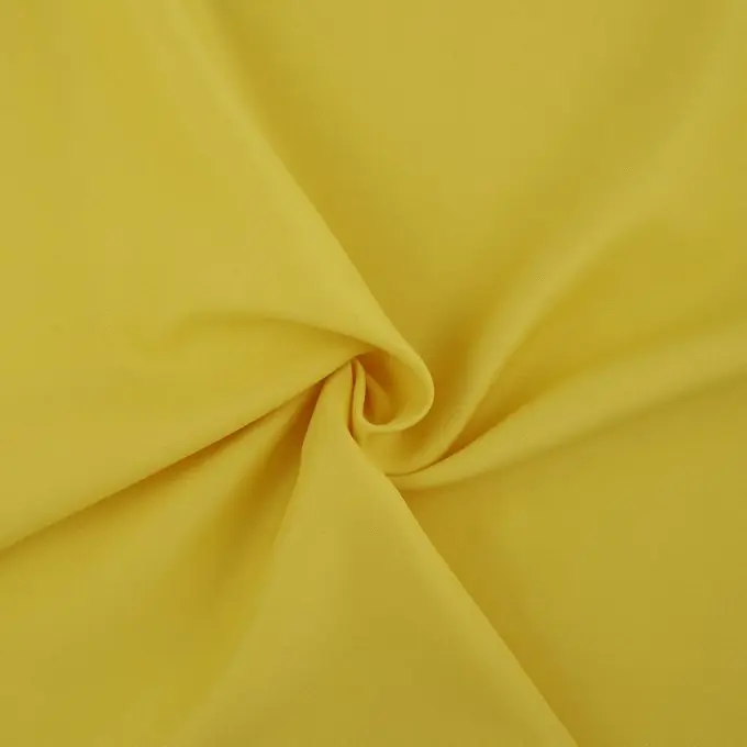 Breiter Polyesterstoff Burlington, gelb Aktuell