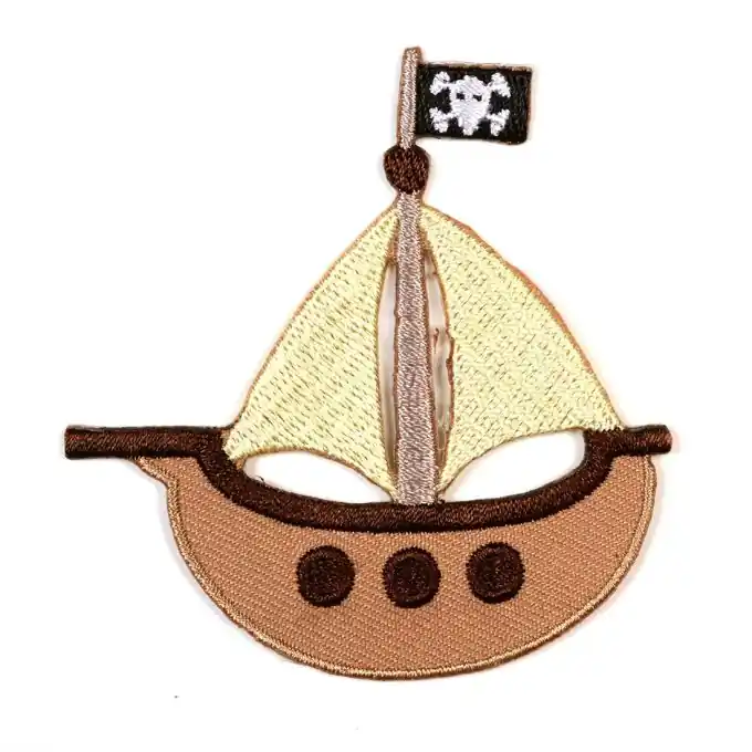 Bügelbild Piratenboot Direktkauf