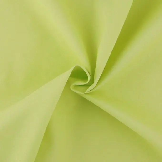 Geprüft Einfarbiger anisgrüner Stoff aus Baumwollmischgewebe