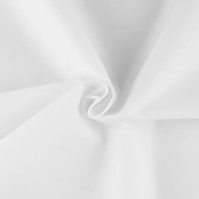 Begrenztes Angebot Einfarbiges weißes Baumwollmischgewebe