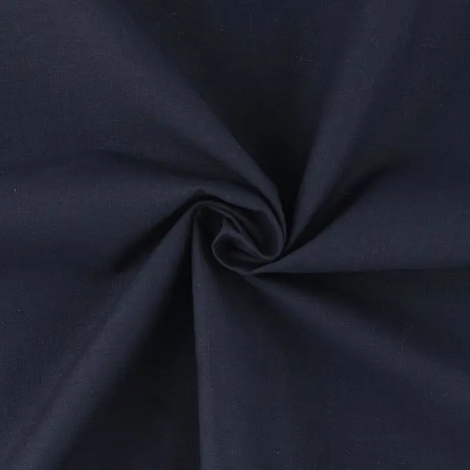 Einfarbiges marineblaues Baumwollmischgewebe Solange Der Vorrat Reicht