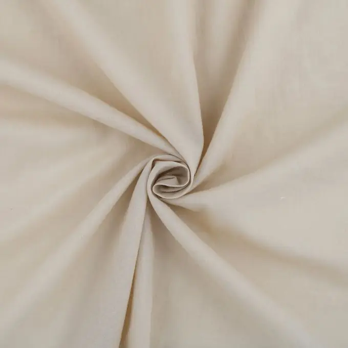 Baumwoll-Voile Stoff Beige 145 cm Breite Neuheit