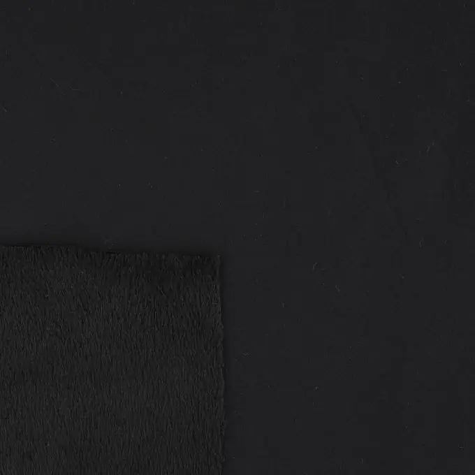 Sweatshirt- und Fleecegewebe, schwarz einfarbig Ab Werk