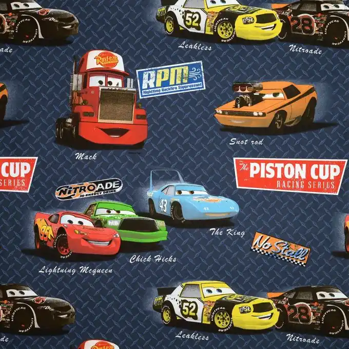 Cars Baumwollstoff 140 cm Breite – Kinderzimmerdekoration Garantierte Lieferung