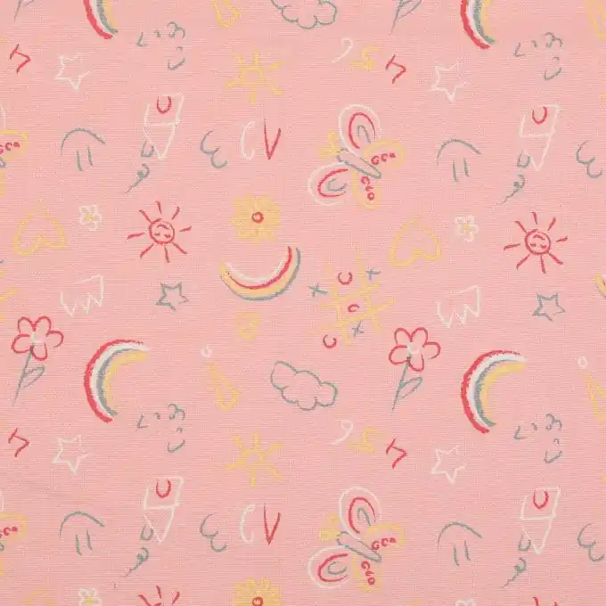 Im Trend Dicker phosphoreszierender rosa Baumwollstoff