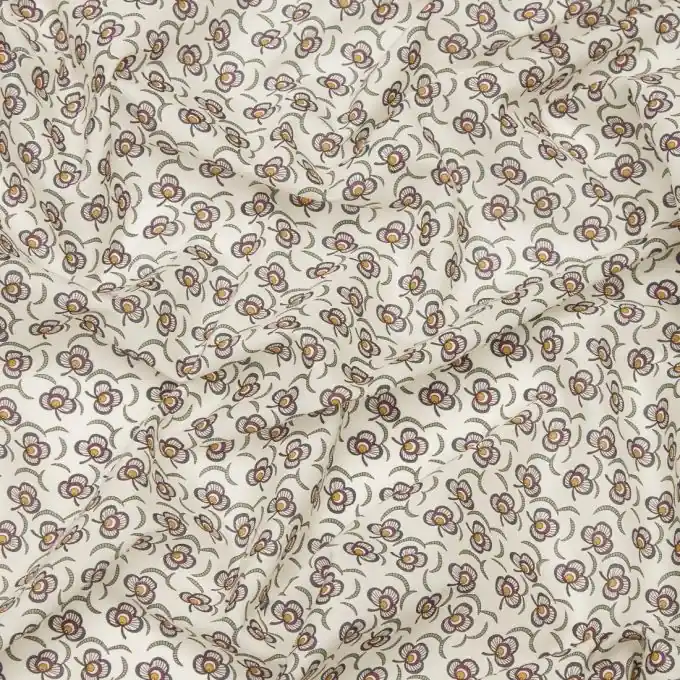 Baumwollstoff liberty clover cascade Ecru Exklusiv