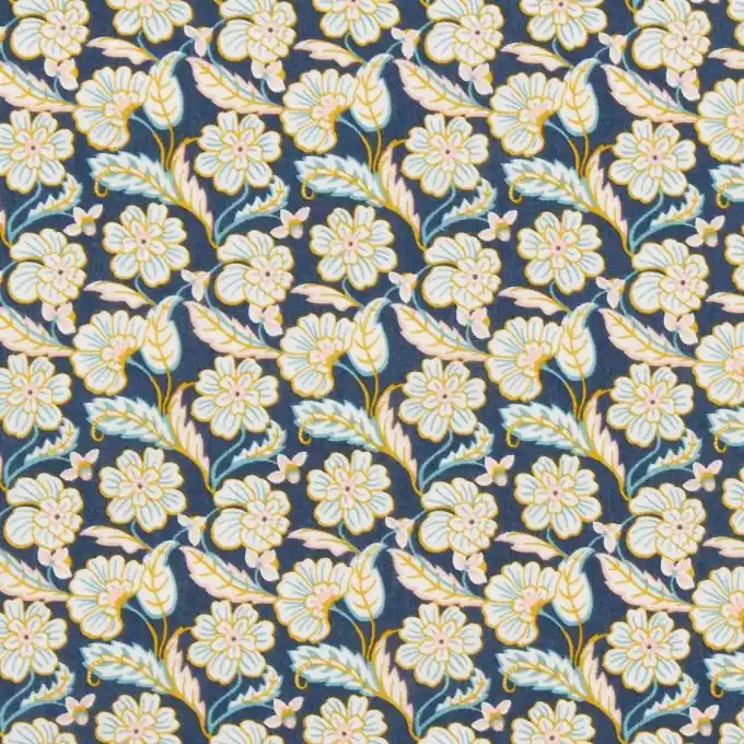 Direkt Vom Hersteller Baumwolle liberty chester row Blau