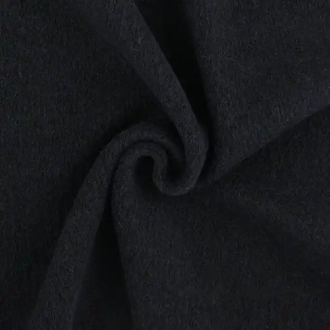 Bouclé-Stoff in Marineblau Markenprodukt