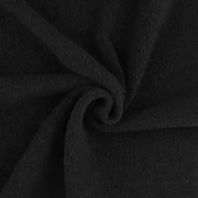 Walkloden Schwarz Schneller Versand