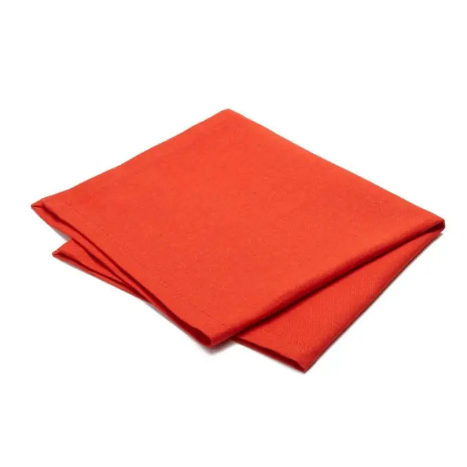 Top-Qualität Unifarbene Basic Serviette Rot 40x40cm