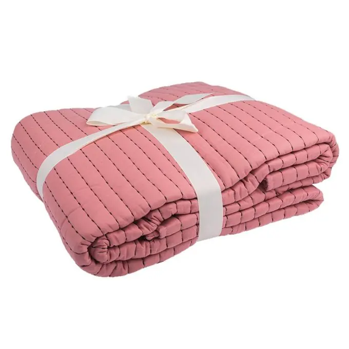 Highlight Dicke Tagesdecke rosa