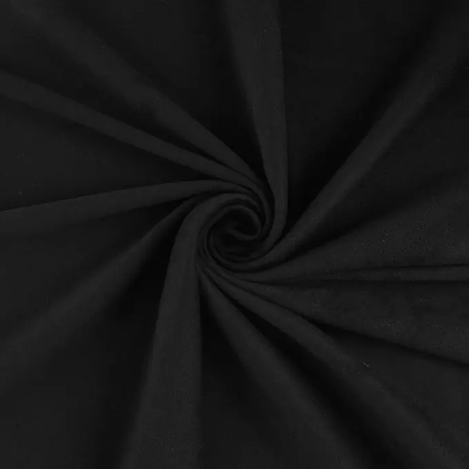 Wochenendangebot Wildlederimitation, schwarz