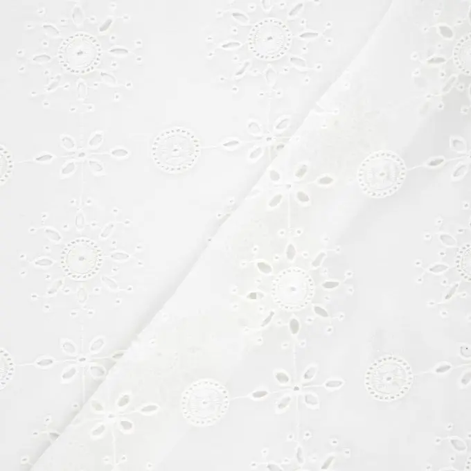 Musselin ecru Lochmuster Meistverkauft