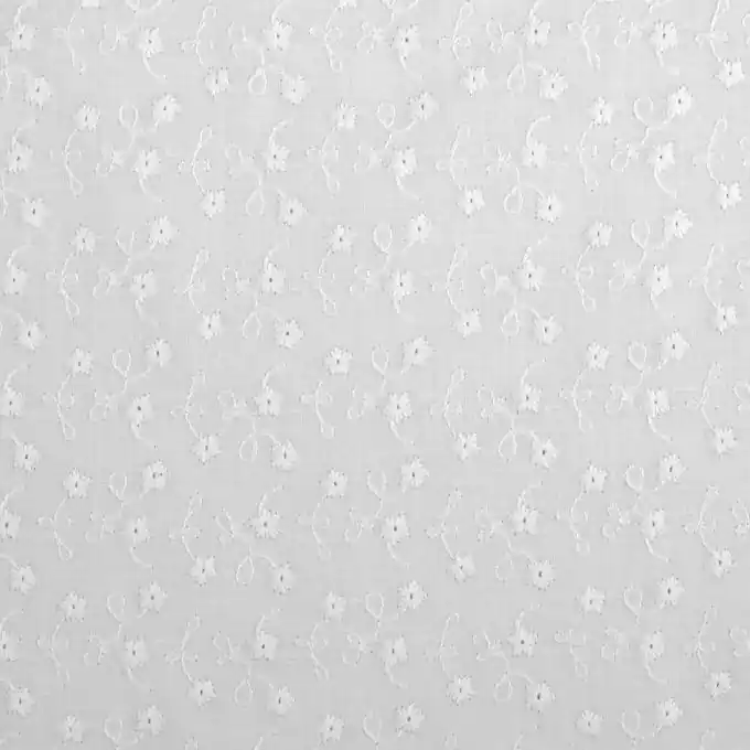 Bestickter Baumwollstoff Preis Gesenkt