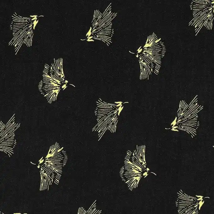 Viskosestoff Schwarz Nelke Preiswert