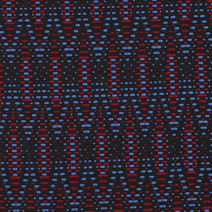 Top-Seller Jacquardstoff geometrisches Muster Blau