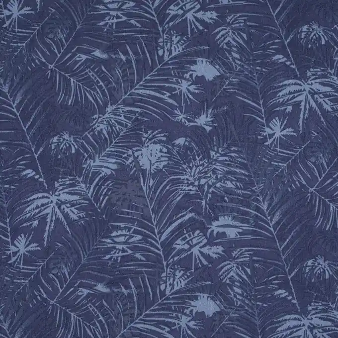 Nur Heute Tencel-Stoff Dschungel Blau