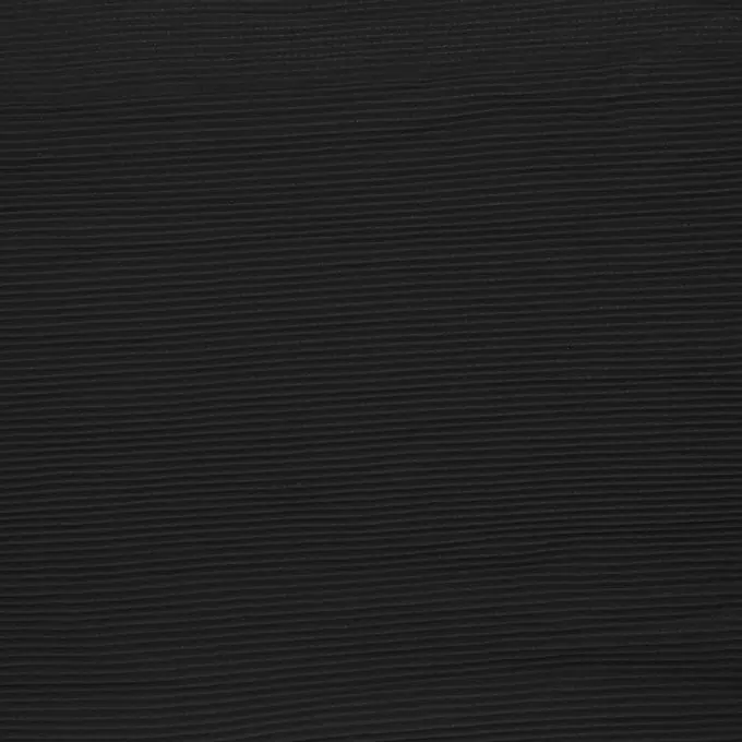 Begrenztes Angebot Feiner schwarzer plissierter Voile-Stoff