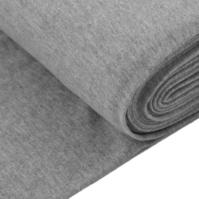 Jerseystoff Schlauchware Hellgrau Top-Preis