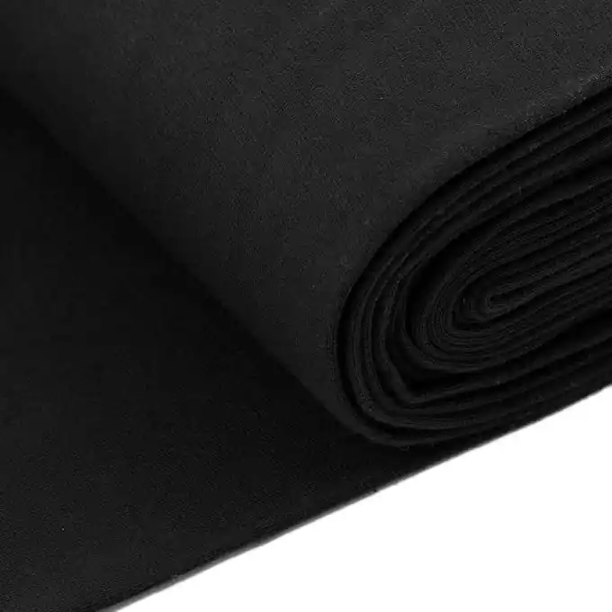 Jerseystoff Schlauchware Schwarz Preisreduziert