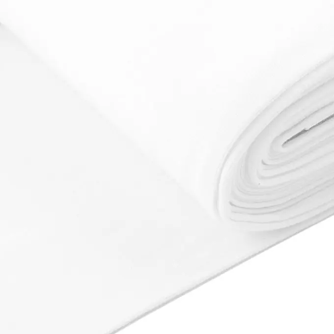 Weißes geripptes schlauchförmiges Jersey-Gewebe Günstig