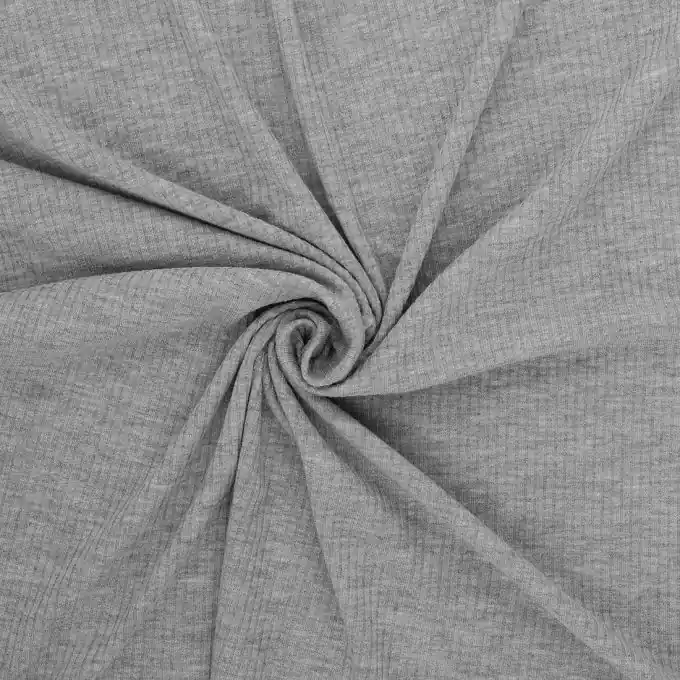 Exklusiv Strickstoff Grau gestreift