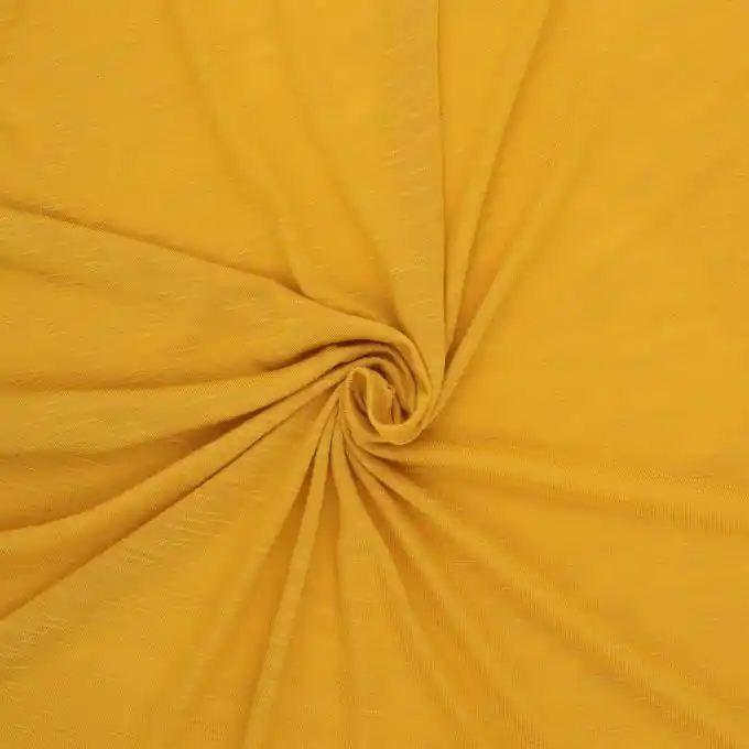 Jerseystoff Viskose Senfgelb Knallerangebot